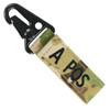 Blood Type Keychain Tag