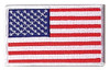 Iron On/Sew On Embroidered US Flag Patch