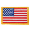 Iron On/Sew On Embroidered US Flag Patch