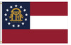 Georgia State Flag 3 x 5