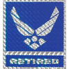 Air Force Retired Wing Emblem Shiny Prism Sticker