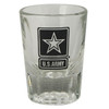 2 oz. Clear Fluted US Army Shot Glass