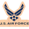 Air Force Wooden Sticker