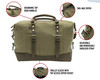 Vintage Carry-On Travel Bag