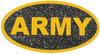 Army Glitter Decal 4.25" x 2.25"