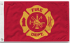 Fire Department Embroidered 3x5 Flag