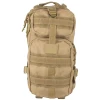 Front view of Fox Outdoor Medium Transport Pack in Coyote