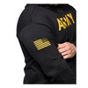 Army Printed Pullover Hoodie Side View