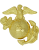 USMC EGA Enlisted Collar Insignia Gold