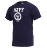 US Navy Emblem T-Shirt Side Angled