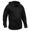 Black Tactical Zip Up Hoodie back