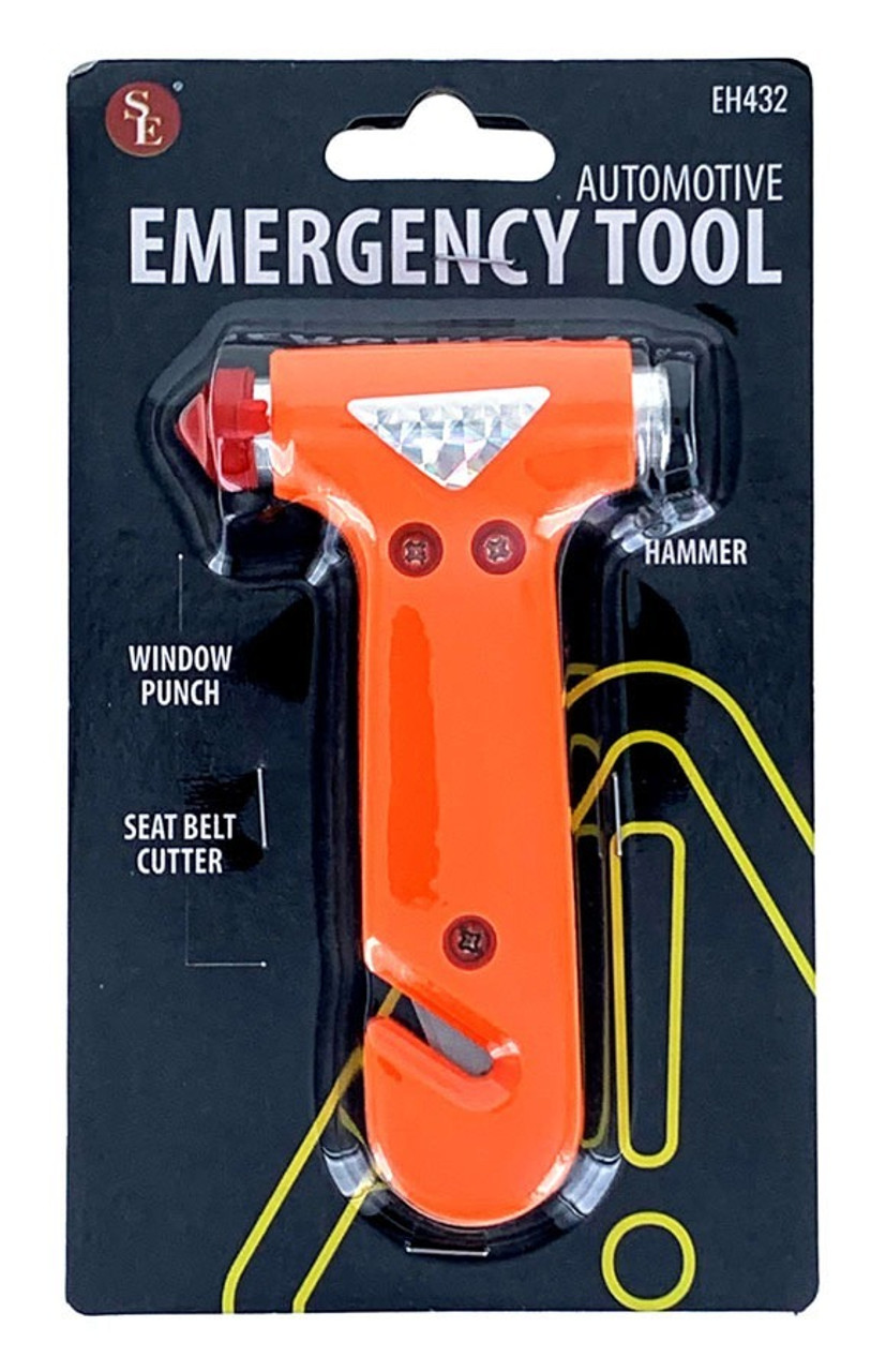 3 in 1 Emergency Tool (Seat Belt Cutter, Window Breaker & Hammer)