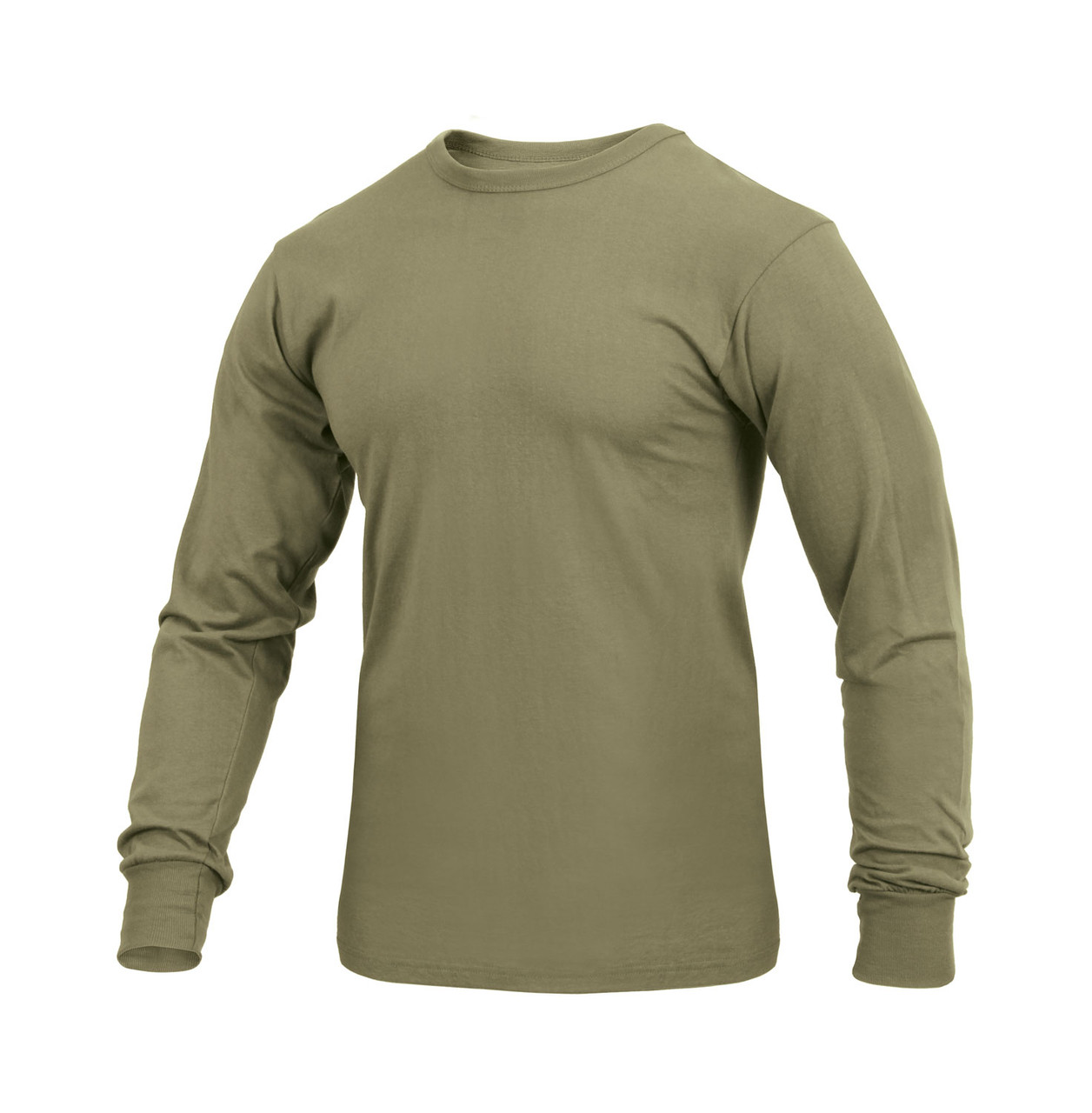 Rothco Long Sleeve T-Shirt, Woodland Camo, 4X