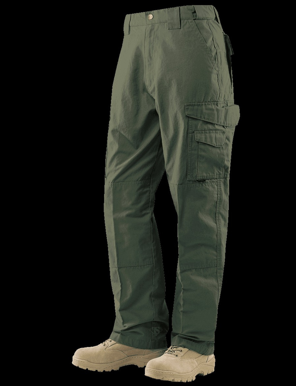 CQR Men's Flex Stretch Tactical Pants, Water Resistant Ripstop Cargo Pants,  Lightweight EDC Outdoor Hiking Work Pants Tac-stretch Cargo Regular Coyote  36W x 36L