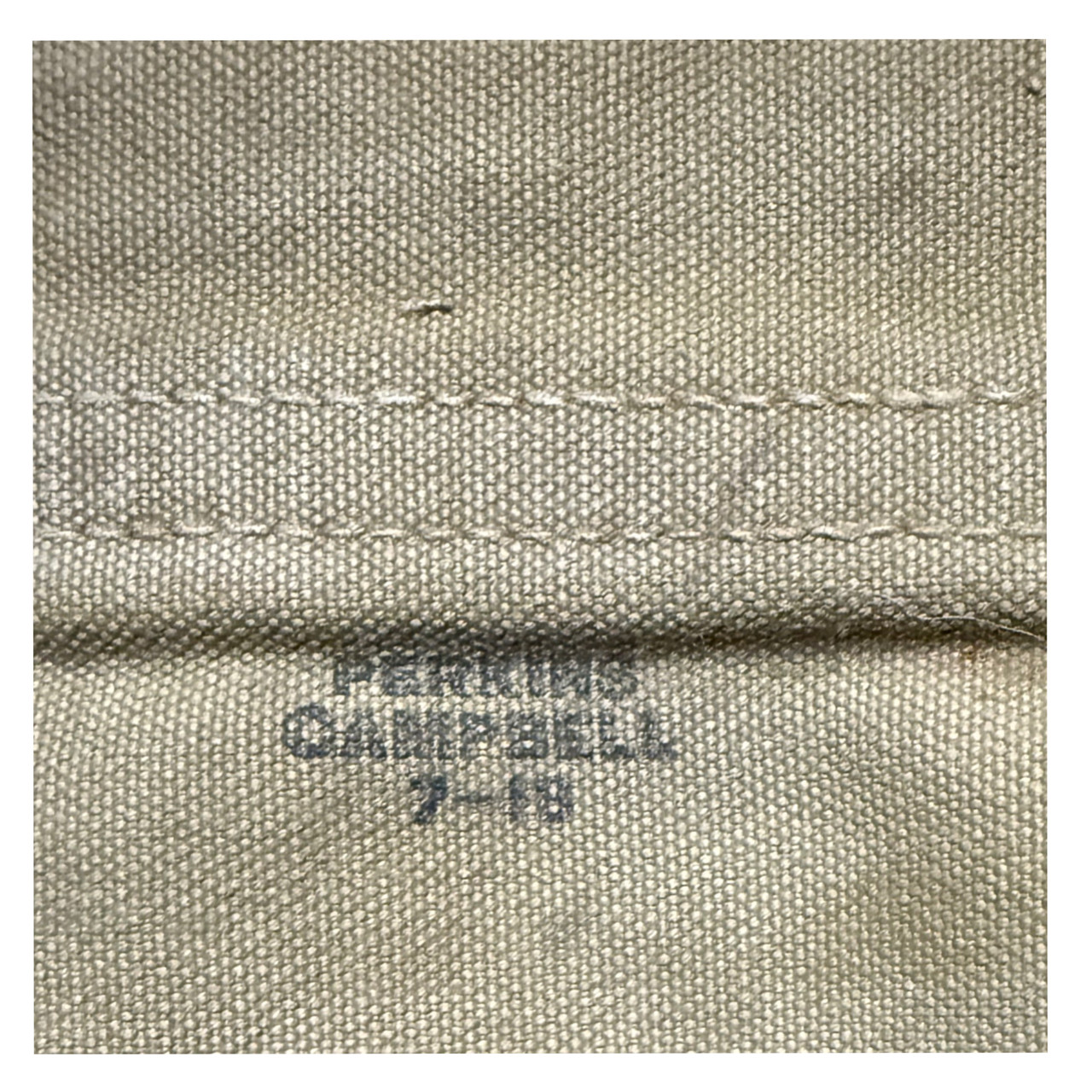 Vintage WWI M1910 Pack Tail (Khaki – Perkins Campbell 7-18) | U.S.