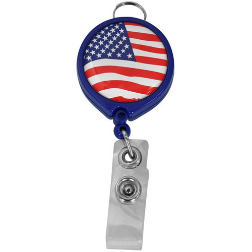 USA Retractable Badge Holder