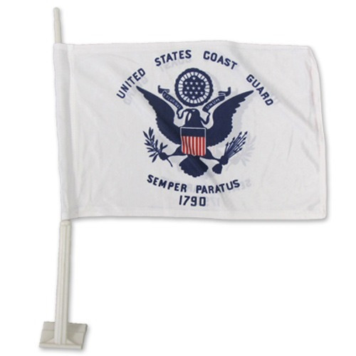 Coast Guard Car Flag