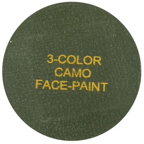 Woodland Camo GI Style 3 Color Face Paint Closed Container Woodland Camo GI Style 3 Color Face Paint Closed Container