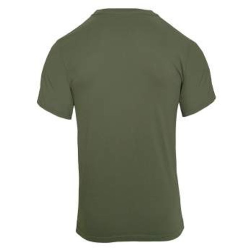 Marines Olive Drab Military Physical Training Shirt  - Back Marines Olive Drab Military Physical Training Shirt  - Back