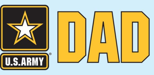 US Army "Dad" Window Decal