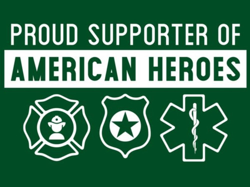 Proud Supporter of American Heroes Decal