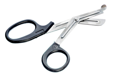 5 1/2" Black EMT Autoclavable Scissors