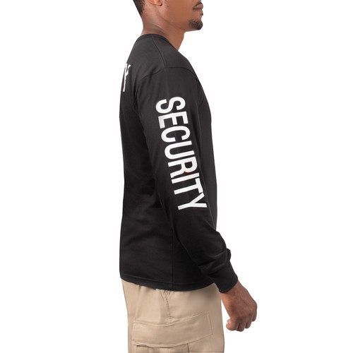Long Sleeve Two Sided Security T-Shirt Long Sleeve Two Sided Security T-Shirt