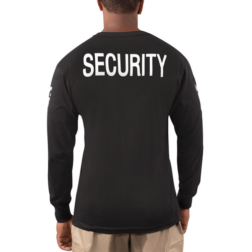 Long Sleeve Two Sided Security T-Shirt Long Sleeve Two Sided Security T-Shirt