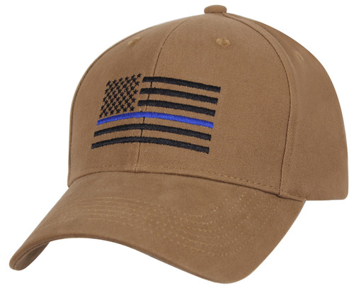 Low Profile Thin Blue Line Flag Cap Low Profile Thin Blue Line Flag Cap