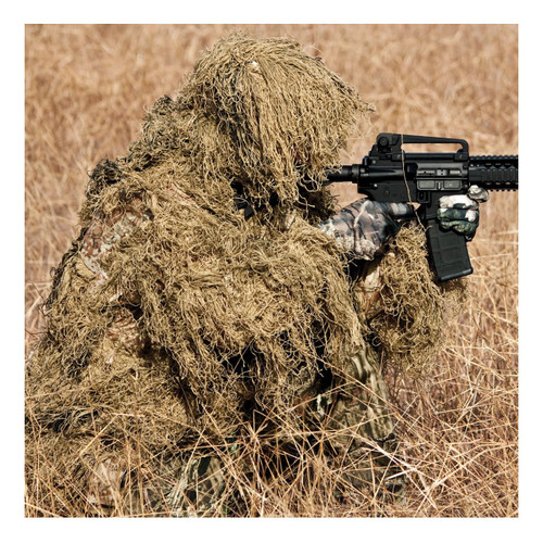 2 Piece Woodland Camo Ghillie Parka 2 Piece Woodland Camo Ghillie Parka