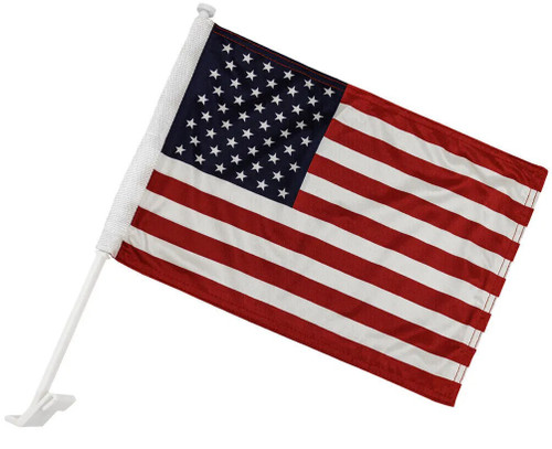2 Sided USA Car Flag