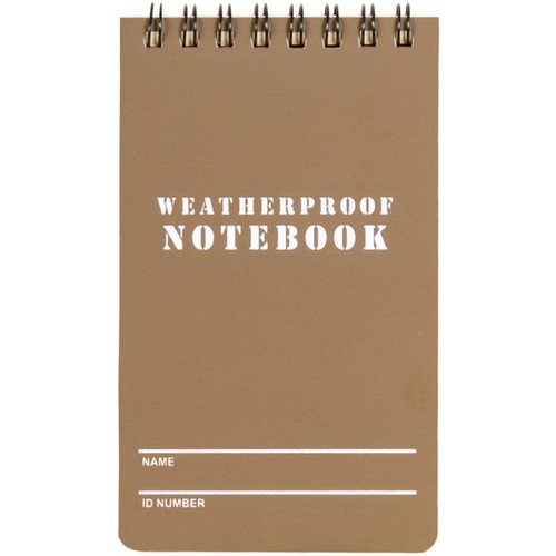 Military Style Weatherproof Notebook