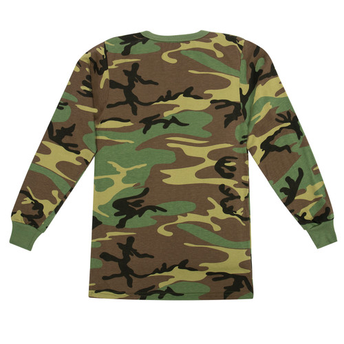 Kids Long Sleeve Camo T-shirt Kids Long Sleeve Camo T-shirt