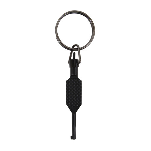 Flat Knurled Swivel Handcuff Key