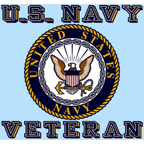 U.S. Navy Veteran Window Decal