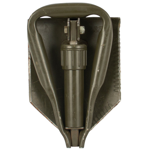 German Tri-fold shovel with Flektarn Case German Tri-fold shovel with Flektarn Case