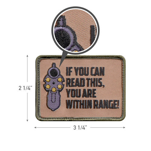 If You Can Read This, You Are Within Range Morale Patch If You Can Read This, You Are Within Range Morale Patch