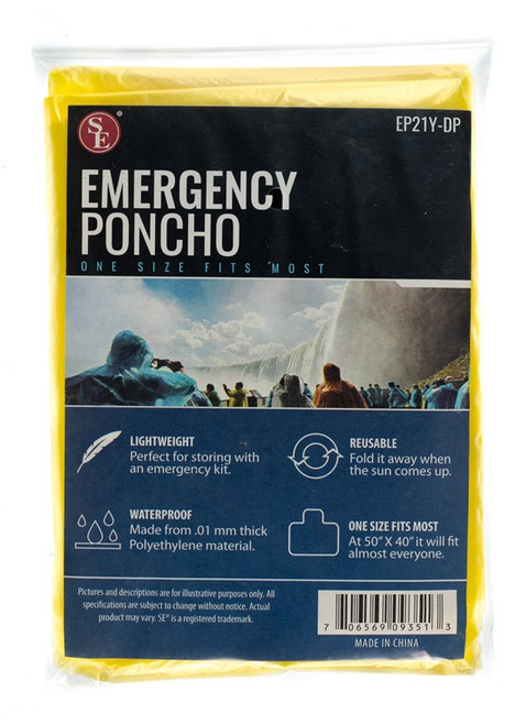 Emergency Yellow Poncho Emergency Yellow Poncho
