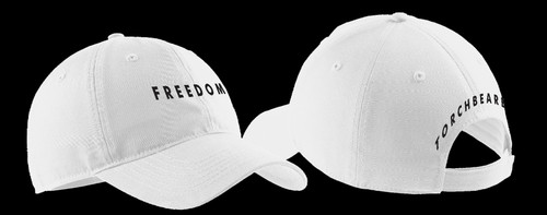 Freedom Torchbearer White Ball Cap Freedom Torchbearer White Ball Cap