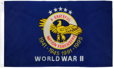 World War II Remembrance 3x5 Flag