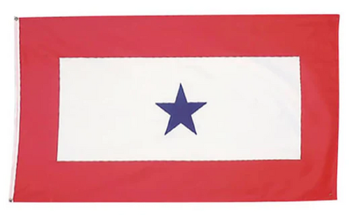 One Blue Star Service Flag