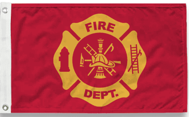 Fire Department Embroidered 3x5 Flag