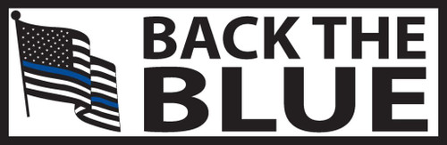 Back the Blue Bumper Sticker