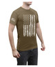 Distressed Athletic Fit US Flag T-Shirt