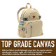 Vintage Canvas Compact Backpack