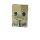 Vintage 1911 US WW1 Army Canvas .45 Mag Pouch And 2 Colt Two Tone Pinned Magazines 481