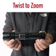 2000 Lumen Rechargeable LED Tactical Task Light with Zoom