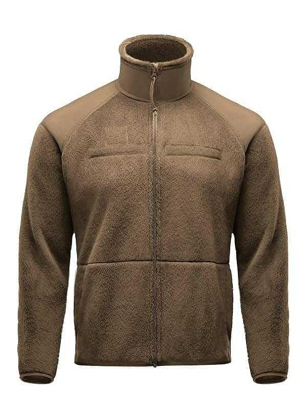 AOS Tactical Polartec Fleece Full Zip Jacket Tan 499 USA Made