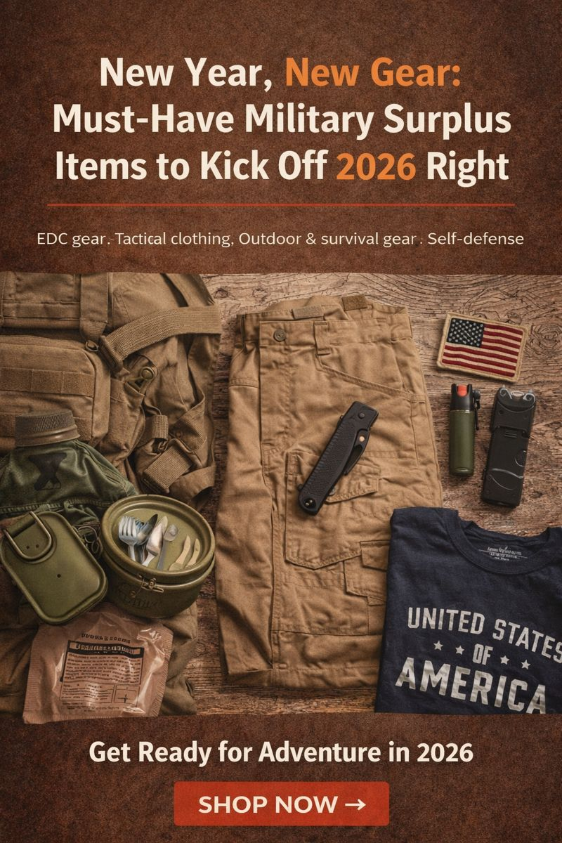 New Year, New Gear: Must Have Military Surplus Items to Kick off 2026 Right