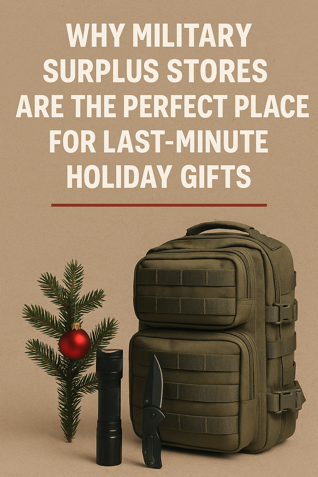 Why Military Surplus Stores Are the Perfect Place for Last-Minute Holiday Gifts